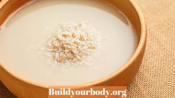 Use rice water to whiten the skin