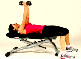 Dumbbell flies are a very effective exercise to have a perfect bust.
