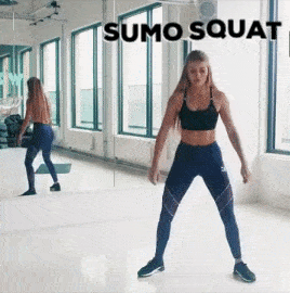sumo squat for glutes at home
