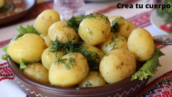 Boiled potato, one of the healthiest foods nature, gives us.
