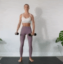 Front and side rises to slim your arms