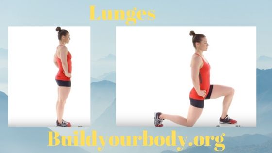 lunges to get slimmer legs