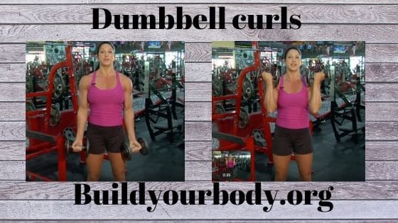 Dumbbell curls, Fitness exercises