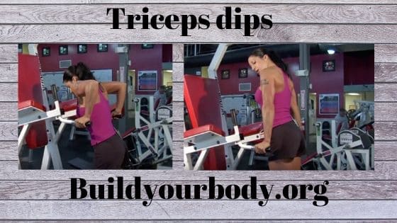 Triceps dips, Fitness exercises