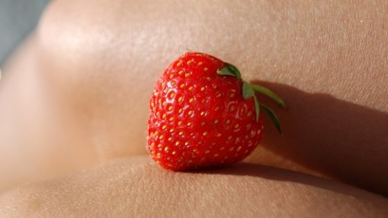 Strawberry for skin