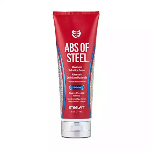 SteelFit Abs of Steel - Maximum Definition Cream - Skin Firming, Toning, Definition - Fat Loss