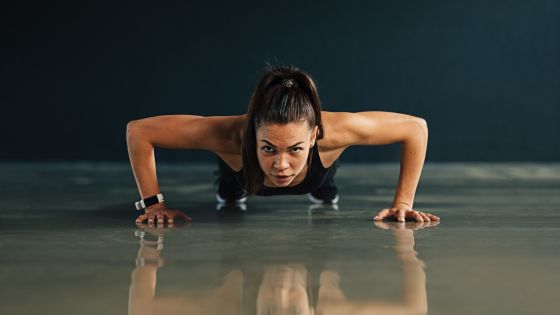 How much of your body weight is a push up?